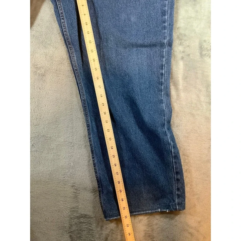 C.E. Schmidt Mens Workwear Jeans Blue Denim Straight Leg 40x32